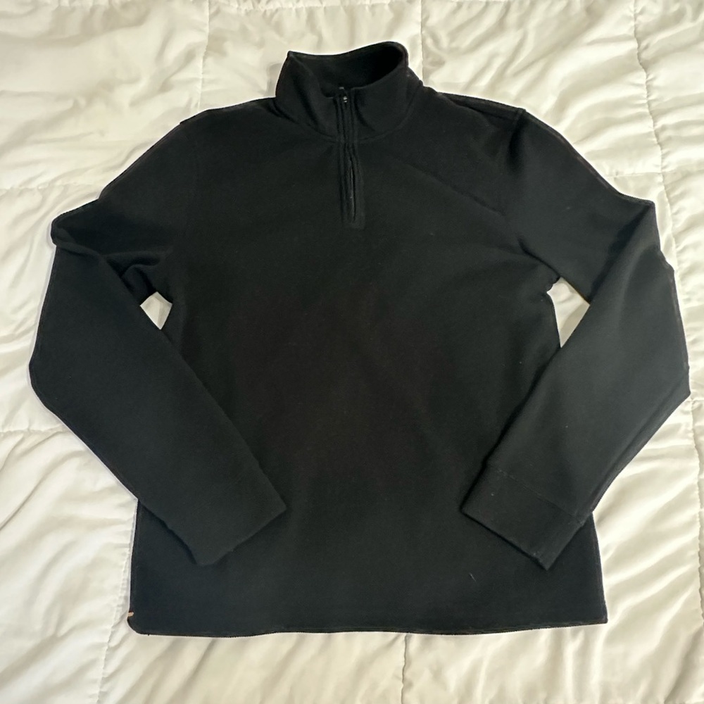 Kenneth Cole Men's Black Zip-Up Sweater